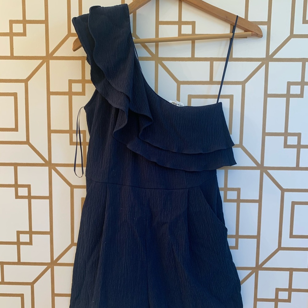 Listicle Navy Romper